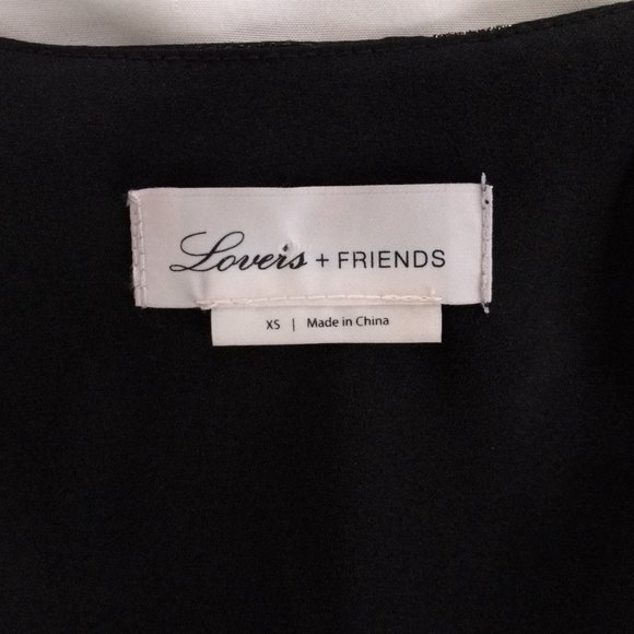 LOVERS & FRIENDS Laya Bodysuit XS‎ Black Pink Green Embroidered Long Sleeve - Picture 10 of 13